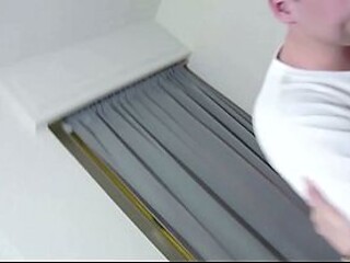 A tall young man goes bottom to top with a mature Colombian woman in an