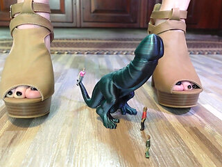 Stomping on Tiny's with Dino Dick