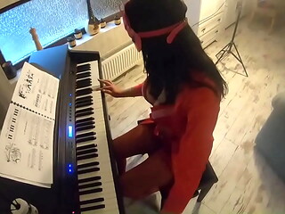 Adventures of MilfyCalla ep 96 First piano lessonToday I had my first piano day. I was already excited. #amateur, #milf,...