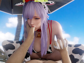 Dead or alive DOA Girl Riding - Re Mix WM (Sound) By LazyProcrast Animation 3D Hentai Compilation