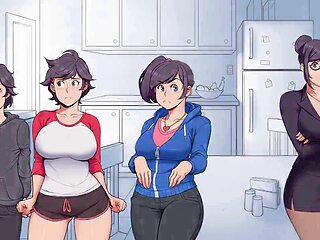 Tempting scenes from Snow Daze featuring naughty anime fun