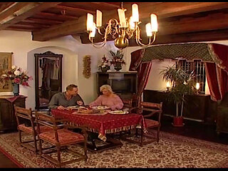 German Pussy Dripping with Thick Sticky Cum