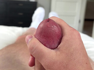Jerking off and cumming (DILF) normal dick