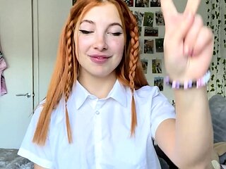 Blonde Teen Solo Masturbating On Webcam