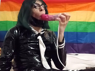 Princesstheo Latex Schoolgirl anal sex