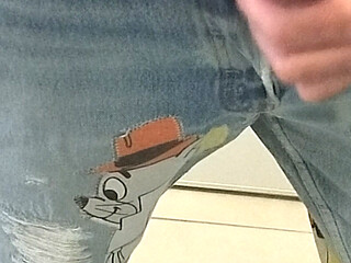 Fetich jeans Levi's masturbation