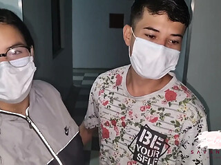 Beautiful Chubby Girl Loses Her Virginity to Her Skinny Boyfriend in a Motel