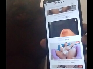 Orgasming to some solo ebony videos and testing my new phone to see if it works properly 2
