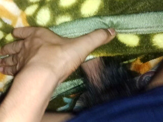A boy fuck with the blanket