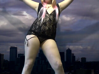 Just Me the Owner of All World!!! Evil Giantess Will Crush You!