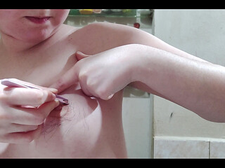 Part 1: Waxing My Super Hairy Nipples