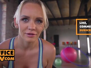 Fucking Juicy Tittied Milf Nina In A Hardcore Pov Anal Gym Sesh