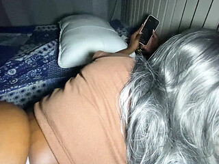Granny takes neighbor's big cock in steamy taboo encounter