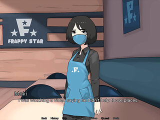 Hazelnut Latte: Male Blows a Shemale Ladyboy Barista at the Counter While She Works - Episode 23