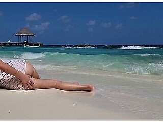 Masturbation On Public Beach Sexy Milf