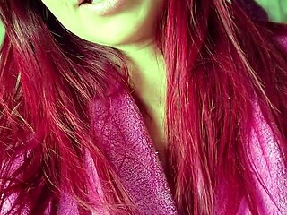 Great Big Boobs On Masturbating Redhead