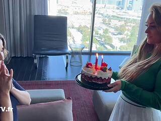 Tiffany Leiddis Vegas Birthday Surprise for Nephael