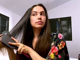 Hottest brunette solo webcam masturbation 2