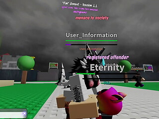Having some fun with two girls - Roblox