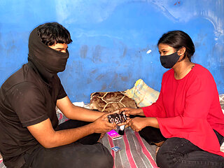 Leaving his step-brother at his in-laws&#039; house with expensive condoms in dowry