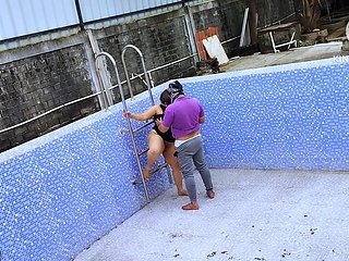 Desi Couple Secret Sex at Swimming Pool Indian Porn