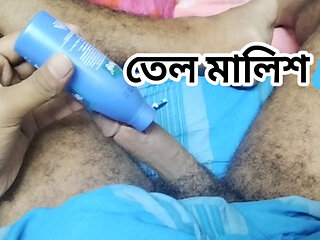 Desi Lungi Boy - Hard Dick Oil Massage and Hardcore Solo Flex