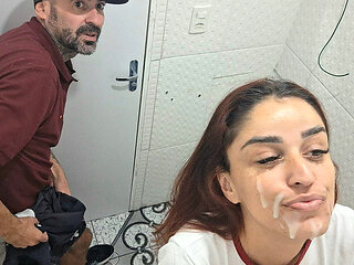 Fucked in a Bar Bathroom by a Stranger Without a Condom!