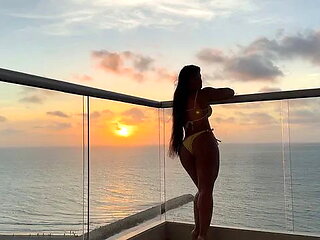 Pov Delicious Blowjob while Sunset Falls