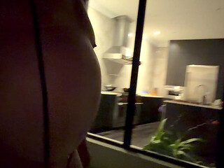 The Exhibitionist in me just had to go outside