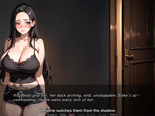 Late Night Temptation: Driven by Secret Desire - Ntr'ed by My Friend - #4 - Ai Porn Game