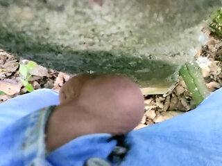 Compilation Squeezing, Punching and Rubbing Twinks Hanging Balls Out of Jeans with Different Things