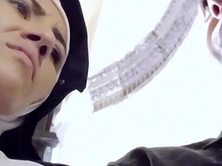 Ccbh Nun Raymunda Pleasures Herself in Her Room with a Carrot