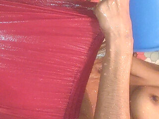 Deshi Hottest & Horny Sathi Shower Her Bathroom