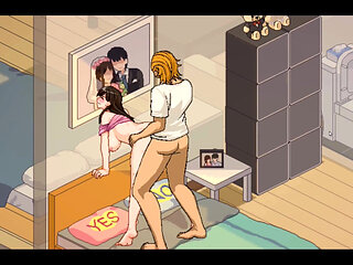 Ntraholic - Sex with the Neighbors Wife - Hentai Game