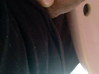 wonderful gay man peeing enthusiastically