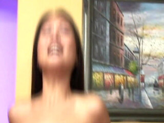 Japanese Woman Sucks on His Big Balls