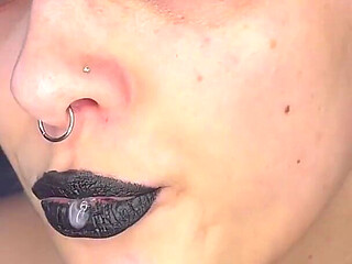 Blowjob Boyfriend Birthday Sloppy Deepthroat Lipstick Spit