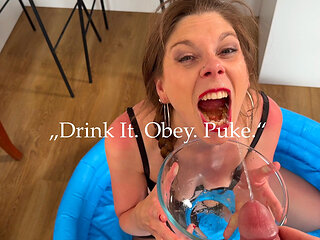 Fantom Episode #11 Piss Slave Training - Belgian Student Alice Maze Drinks My Piss & Gags Till She Womits POV Raw