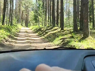A Married Slut Got Lost in the Forest, Helped Her Out and She Agreed to Cheat on Her Husband