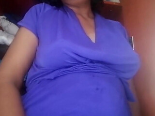 ep10 Desi stepmom found cam of stepson and she strips him to see Pussy Show Begins Laying on the bed starts her boobs job sed