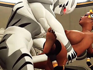 Extreme Sex in Restraints. Big Tits Beauty Likes to Be Fucked Hard