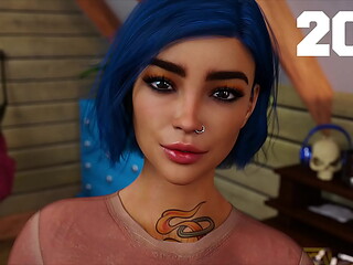 Being A DIK #205 - Talking To The Busty Pierced Blue Hair Grunge Girl About Our Feelings
