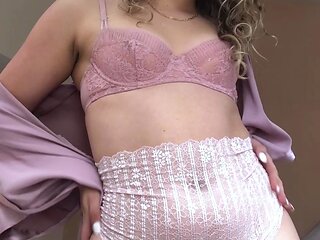 Amateur blondie solo anal masturbation
