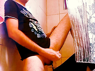 Hot Touches On My Smooth Cock