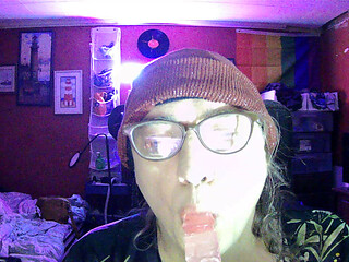 Ugly Old Tranny Finally gets off