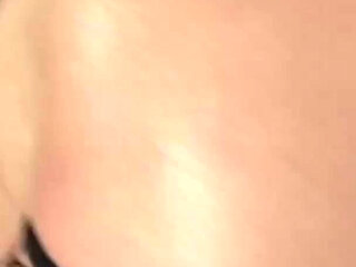 Horny bbw in fishnet is pleasing her bf's big dong