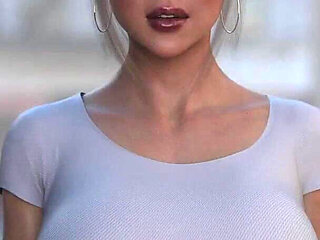 Busty Cheating Wife Fucked Hard by a Horny Old Man in Public - the Office