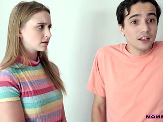 Hot mommy is giving sex advices to her step- son and hi...