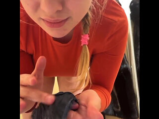 Fingering Pussy in the Fitting Room