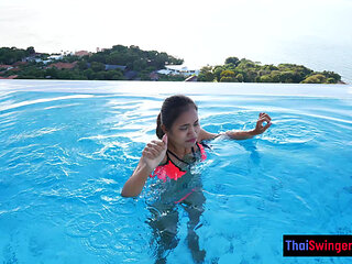 Big ass Thai amateur girlfriend first time anal fuck recorded